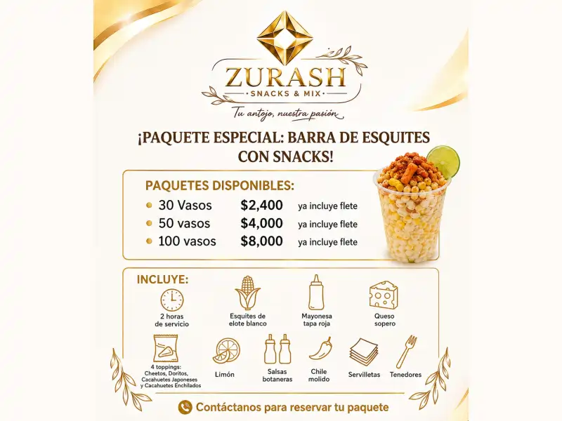 Barra de esquites